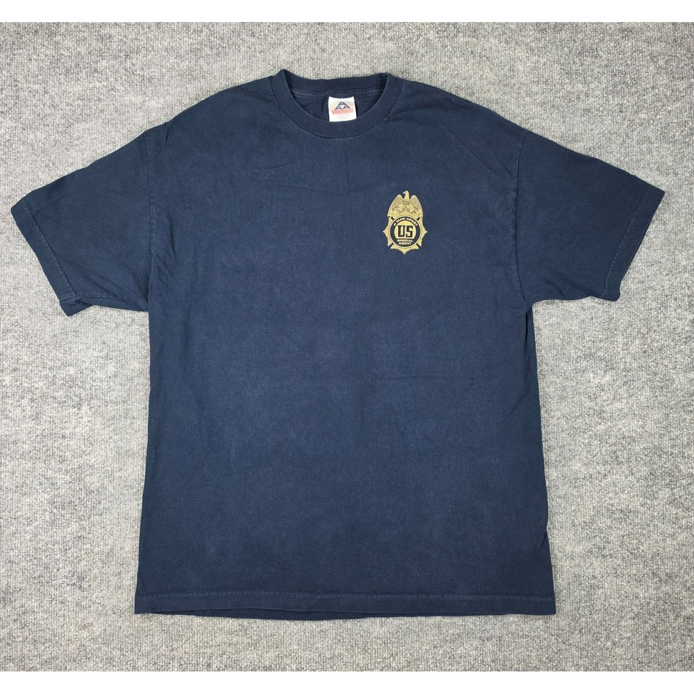 Vtg Y2K 2003 A Man Apart Movie Promo Shirt XL Blue Vin Diesel US Special Agent